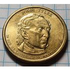 США 1 доллар, 2009     D   Президент США - Джон Тайлер (1841-1845)  ( 4-8-6 )