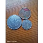 Намибия 50 центов 1993, Пакистан 1 рупия 2004, Финляндия 10 пени 1996 -1