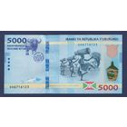 Бурунди, 5000 франков 2018 г., P-53b, UNC