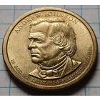 США 1 доллар, 2011    P    Президент США - Эндрю Джонсон      ( 1-9-1 )