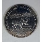 Канада 1 доллар 1985 100 лет Национальным паркам