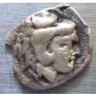 Греция Монета царя Фракии  LYSIMACHOS (297-281г.доН.Э.) серебряная Hemidrachm