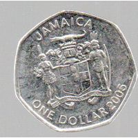 Ямайка. 1 доллар  2005