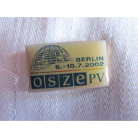 Значок Берлинской сессии Парламентской ассамблеи ОБСЕ (2002 г.)