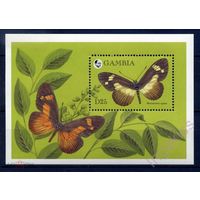 Гамбия 1994  Фауна Бабочки MNH.