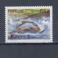 [144] Португалия 1986. Фауна.Рыба.Европа.EUROPA. Одиночный выпуск. MNH