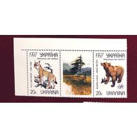 Украина: 2м/с Рысь, медведь 1997, сцепка, угол