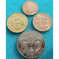 Бутан. набор 4 монеты 5, 10, 25 чертумов и 1 нгултрум 1979 года  Монеты не чищены!!!