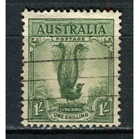 Австралия - 1937/1949 - Птица 1Sh - [Mi.148C] - 1 марка. Гашеная.  (Лот 15EX)-T25P1