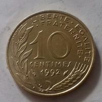 10 сантим, Франция 1992 г.