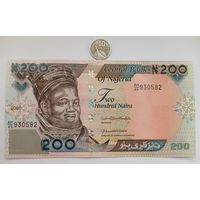 Werty71 Нигерия 200 найра 2022 UNC банкнота