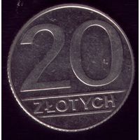 20 Злотых 1990 год Польша