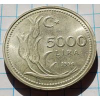 Турция 5000 лир, 1994     ( 1-7-3 )