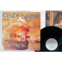 CYNDI LAUPER - True Colors (JAPAN винил LP 1986 c ПЛАКАТОМ)