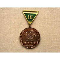 Медаль спортивная 3 место Даугавпилс Daugavpils BJSS