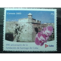 Куба 2005 Замок, орхидея** одиночка