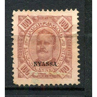 Португальские колонии - Ньяса - 1898 - Король Карлуш I 100 R  - [Mi.10] - 1 марка. MH.  (LOT EN35)-T10P5
