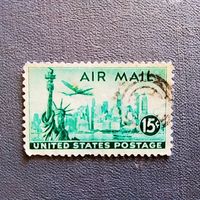 Марка США 1947 год Статуя свободы