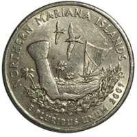 США 25 центов, 2009 (P) - Северные Марианские острова