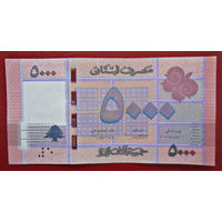 Ливан, 5000 ливанских фунтов (ливров), 2011 г., ХF
