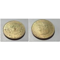 200 лир Италия 1994 г.в. KM# 164, 200 LIRE, ЮБИЛЕЙНАЯ,180 лет карабинерам, из коллекции