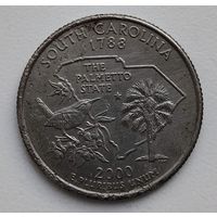 Quarter dollar квотер South Carolina 2000