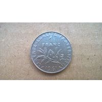 Франция 1 франк, 1961г.  (D-69)