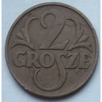 Польша 2 гроша 1937 г.