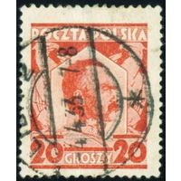Маршал Пилсудский Польша 1927 год 1 марка