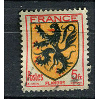 Франция - 1944 - Герб 5Fr - [Mi.615] - 1 марка. Гашеная.  (Лот 70ER)-T7P24