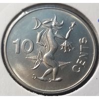 Соломоновы Острова 10 центов, 1988    ( холдер )