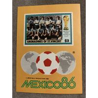 Гренадины и Сент-Винсент 1986. Чемпионат мира потфутболу Мехико-86. Блок