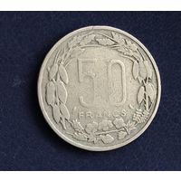 Экваториальные Африканские Штаты 50 франков 1961. Конго, Габон, Чад