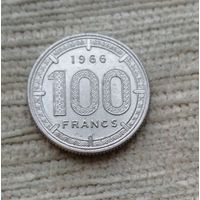 Werty71 Экваториальная Французская Африка 100 толстых франков 1966