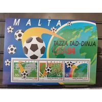 Мальта - 1994г- Чемпионат мира по футболу 1994 года – США. Блок [Mi. 933- 935] **