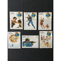 Военная спартакиада. Куба,1977, серия 6 марок