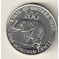 Эритрея 100 цент 1997