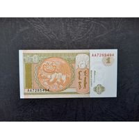 1 тугрик 1993 года. Монголия. UNC.