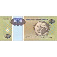 Ангола 1000 кванза образца 1995 года UNC p135