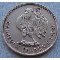 Французский Камерун.  1 франк 1943 год  KM#5