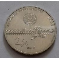 2,5 евро, Португалия 2009 г., Башня Белен в Лиссабоне, AU