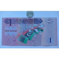 Werty71 Ливия 1 динар 2013 UNC банкнота