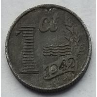 Нидерланды 1 цент 1942 г.