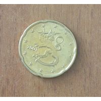 Финляндия - 20 евроцентов - 2001