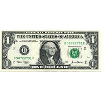 1 доллар 2001 B