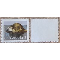 Канада 1988 Канадские млекопитающие.Ондатра. Mi-CA 1104