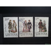 Литва 1995 Национальная одежда Полная серия