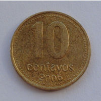 Аргентина 10 сентаво. 2006