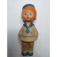 Куколка "Девочка"(резина) времён СССР,60-е годы-No2