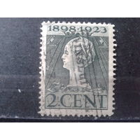 Нидерланды 1923 Королева Вильгельмина 25 лет на троне 2с  L11 1/2:12